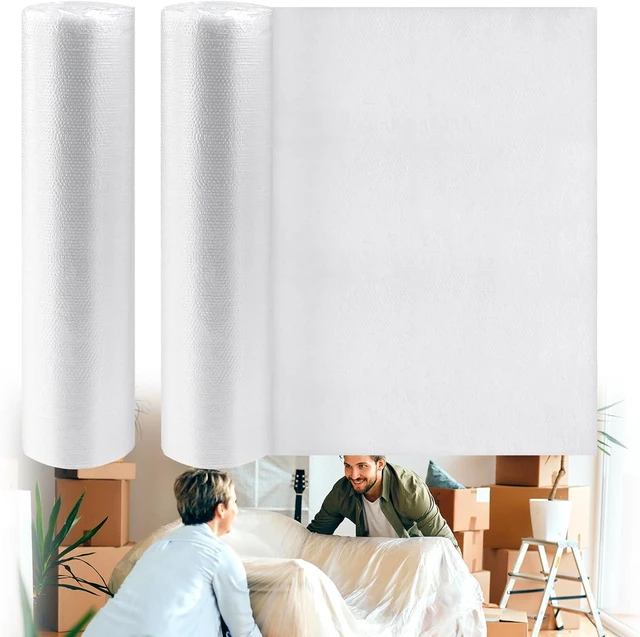 Main image of UNIFAMILY 79"x22 Yards Cushion Wrap Silk Film Waterproof, Upholstery Cushion Wrap Easily Install Foam into Cushion,Drop Packaging Film for Furniture Home Office Cover(1)