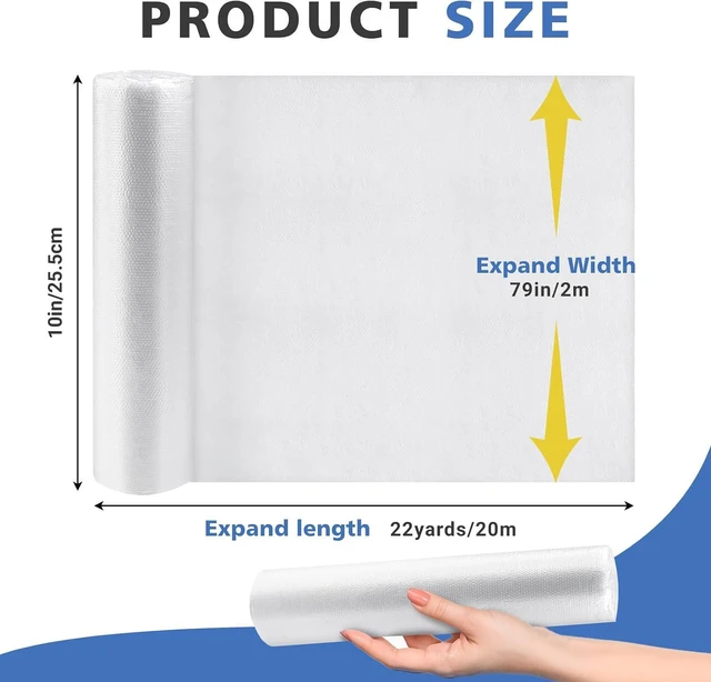 Alt view image 2 of 6 - UNIFAMILY 79"x22 Yards Cushion Wrap Silk Film Waterproof, Upholstery Cushion Wrap Easily Install Foam into Cushion,Drop Packaging Film for Furniture Home Office Cover(1)