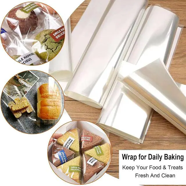 Alt view image 6 of 7 - SYOGUA 150 Pieces Cellophane Sheets, 12 x 12 inches 3 Mil Thick Gift Wrap, Crystal Clear Candy Wrappers for Treats, Candies, Cake Pops, Henna Cones, DIY Crafts