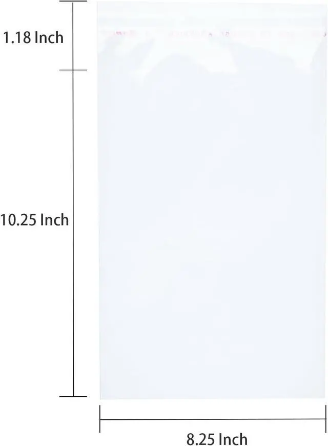 Alt view image 2 of 3 - 8-1/4 x 10-1/4 Inch Cellophane Cello Bags-Fits 8x10 Inch Prints 100 Pcs