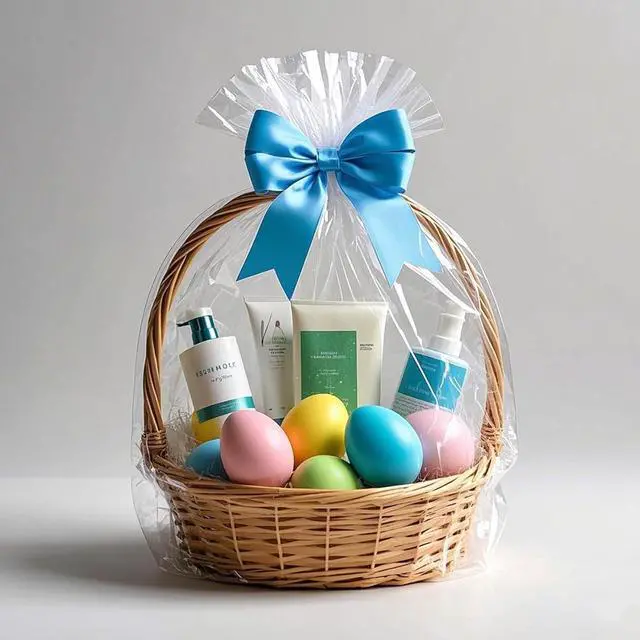 Alt view image 6 of 7 - Morepack Shrink Wrap Bags for Gift Baskets 16x24 Inches10 Pcs