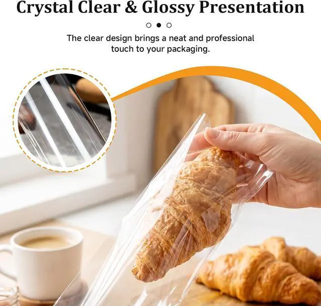 Alt view image 4 of 7 - Nufiwra Clear Cellophane Sheets 400 Pack, Cello Sheets for Homemade Soap, Candy, Fudge, Caramels, Mini Loaves, Royal Icing Transfers & DIY Crafts Decoration (7.87x7.87 Inches)