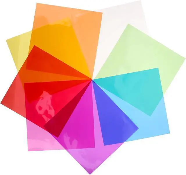 Main image of Colorful Plastic Paper, 160 Pieces Colored Transparency Sheets 7.5x7.5 In Craft Plastic for Candy Cookies Packing DIY Crafts Decorations - Transparent Glass Wrap Paper Thin Acetate