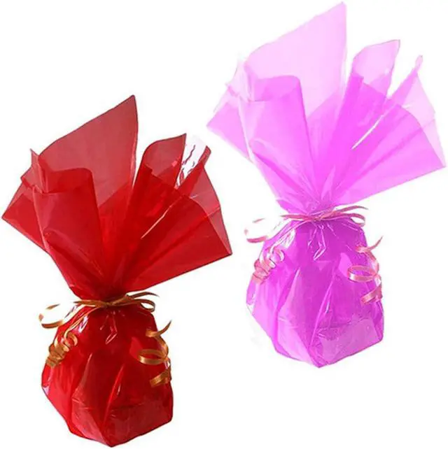 Alt view image 6 of 6 - KUMGROT Cellophane Wrap, Colored Cellophane Sheets 6.1 x 6.1 In, 80 Pcs