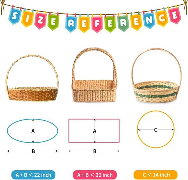 Alt view image 6 of 6 - CUDICY Easter Bags 10pcs Large Cellophane Bags 24x30 Inch Cellophane Wrap for Gift Baskets Clear Plastic Gift Wrapping