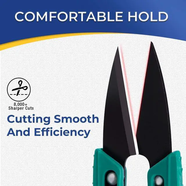 Alt view image 3 of 7 - Damita 4.2 inch Sewing Scissors - Wider Handle Thread Snips (2 pack)
