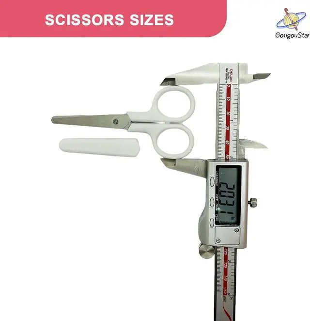 Alt view image 4 of 6 - Small Safety Scissors with White Cover, Perfect for Kids & Students, Blunt Tip Cutting Tools for Multipurpose, Office, Home, School, Cut Craft Supplies, 1-Pack