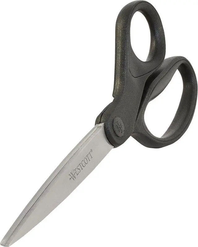 Alt view image 2 of 6 - Westcott 16451 8-Inch KleenEarth Recycled Scissors For Office and Home, Black
