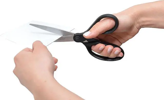 Alt view image 5 of 6 - Westcott 16451 8-Inch KleenEarth Recycled Scissors For Office and Home, Black