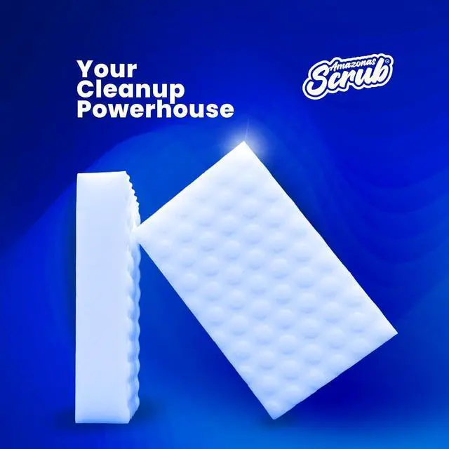 Alt view image 6 of 7 - 18Pack Magic Sponge Eraser Cleaner HighDensity Melamine Cleaning Pads for Kitchen, Bathroom, Walls, Floors & Shoes HeavyDuty, ChemicalFree Scouring Sponges