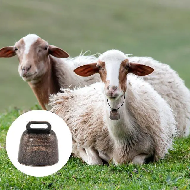 Alt view image 5 of 6 - Litoexpe 4Pcs Red Bronze Mini Cow Bells