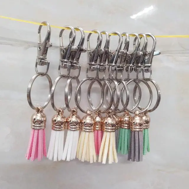 Alt view image 3 of 7 - 60 Pcs Premium Swivel Lanyard Snap Hook with Key Rings, Metal Lobster Clasp Keychain Hooks for Lanyard Crafting