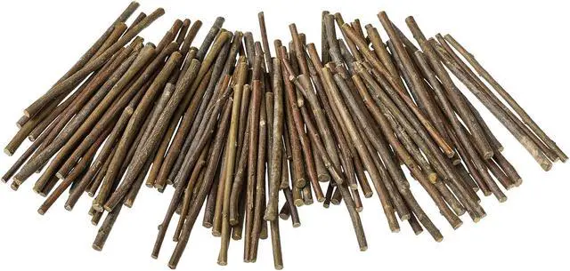 Alt view image 2 of 6 - 120Pcs Wood Sticks Twigs for Crafts Crafting 10cm 0.3-0.5cm