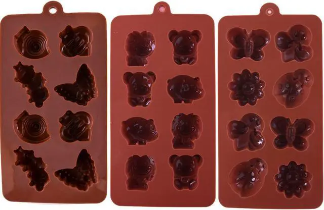 Alt view image 2 of 7 - Silicone Molds Non-stick Chocolate Candy Mold,Soap Molds