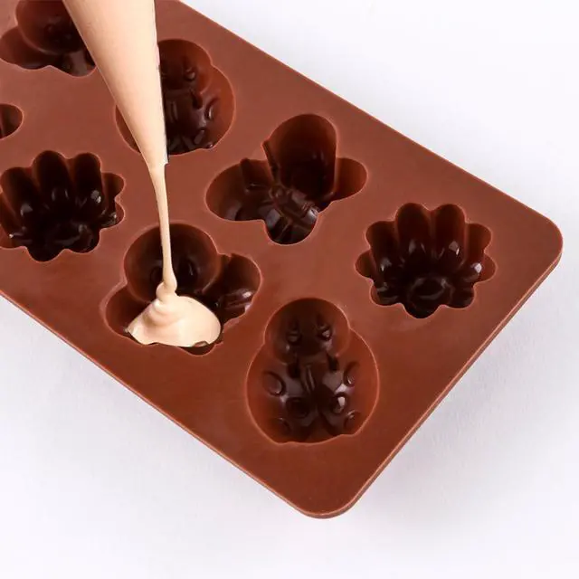 Alt view image 4 of 7 - Silicone Molds Non-stick Chocolate Candy Mold,Soap Molds