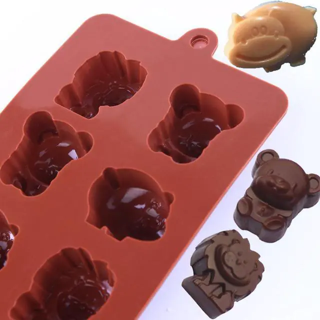 Alt view image 6 of 7 - Silicone Molds Non-stick Chocolate Candy Mold,Soap Molds
