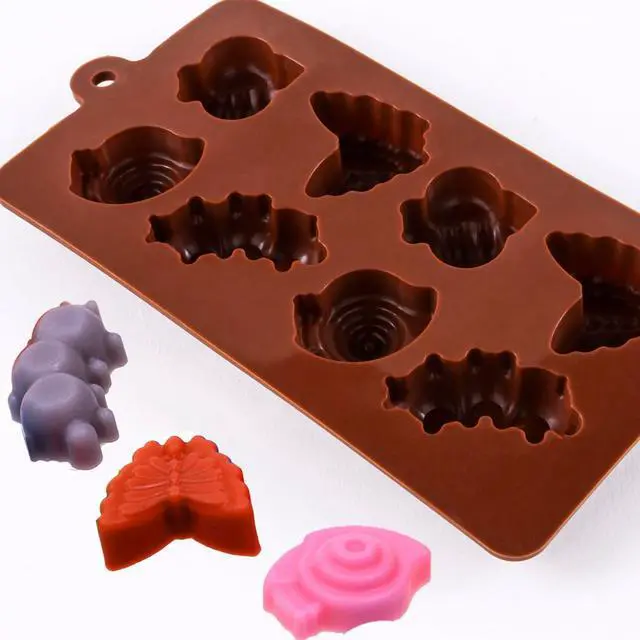 Alt view image 7 of 7 - Silicone Molds Non-stick Chocolate Candy Mold,Soap Molds