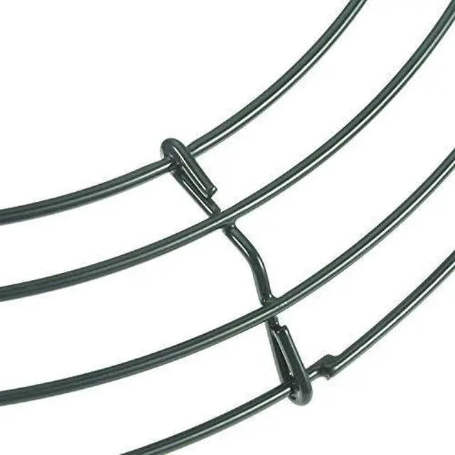 Alt view image 5 of 6 - Sumind 2 Pack 8 Inch Metal Wire Wreath Frame Round Making Rings DIY Decor
