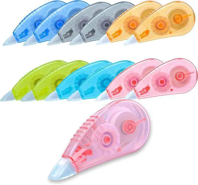 Main image of White Correction Tape, 12Pack 13.13ft for School Office