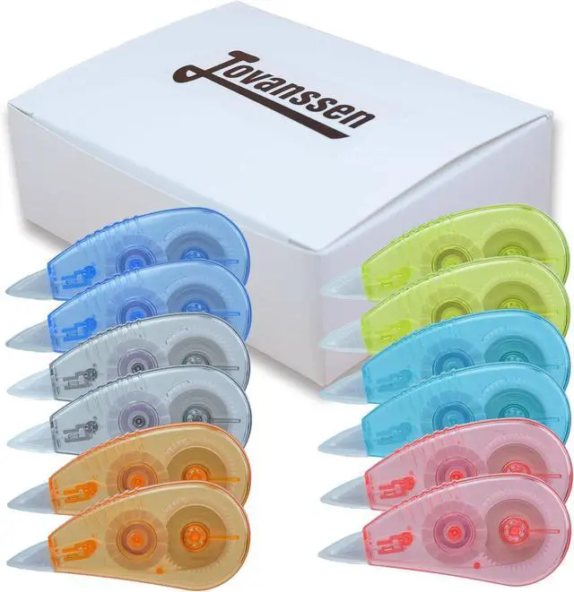 Alt view image 2 of 6 - White Correction Tape, 12Pack 13.13ft for School Office