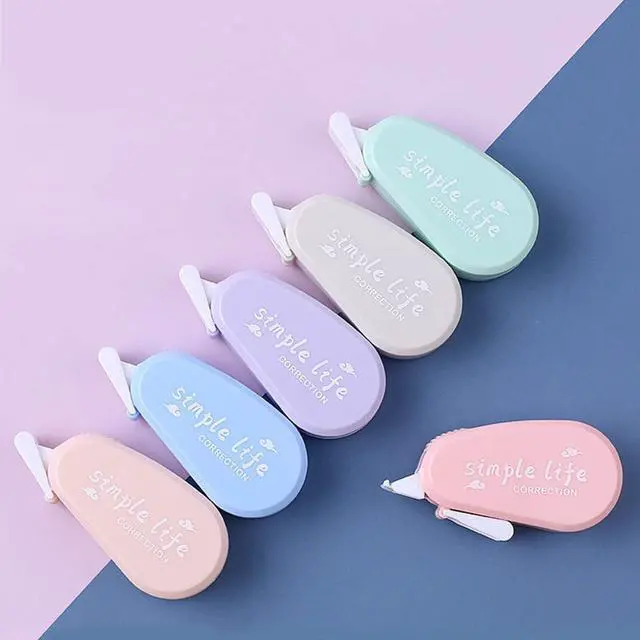 Alt view image 4 of 7 - 12 Pack Pastel Correction Tape, 0.2 x 197 inch Instant Correction