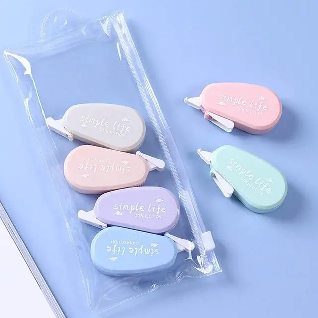 Alt view image 7 of 7 - 12 Pack Pastel Correction Tape, 0.2 x 197 inch Instant Correction