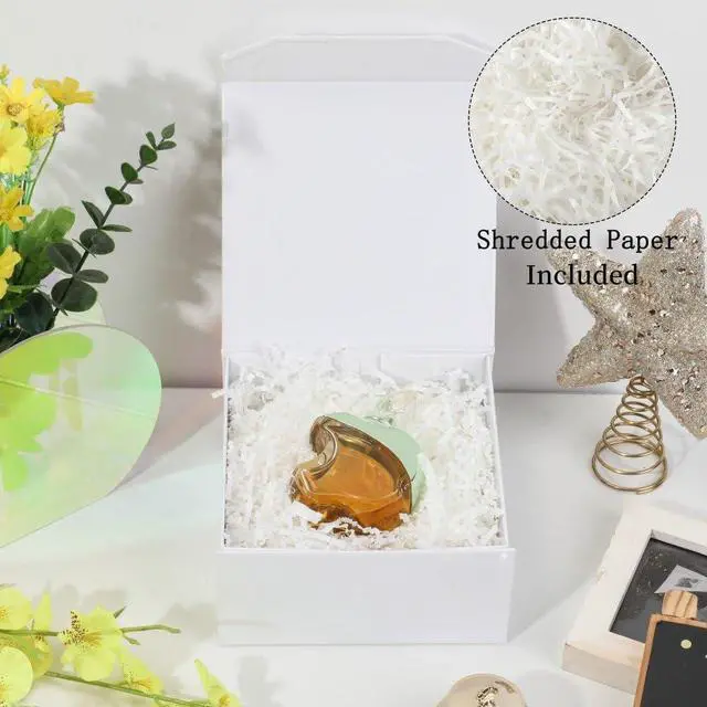 Alt view image 2 of 7 - Small Gift Boxes with Lids for Presents, 6x6x3 Inch 1 Pack White
