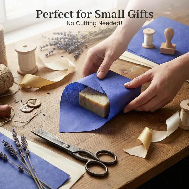 Alt view image 6 of 7 - Koogel 330 Sheets Navy Blue Tissue Paper, 14 X 10 inches