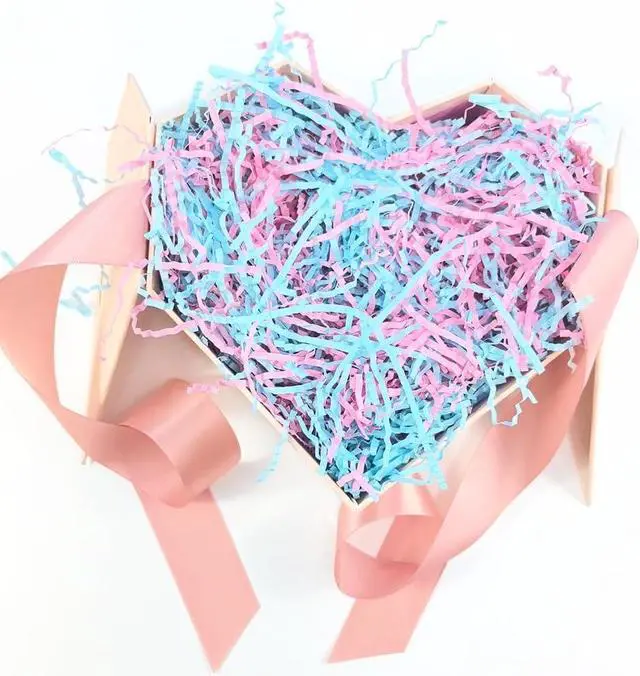 Alt view image 4 of 7 - Amsthow Basket Filler Crinkle Paper for Boy or Girl Raffle Box, 1/2 LB