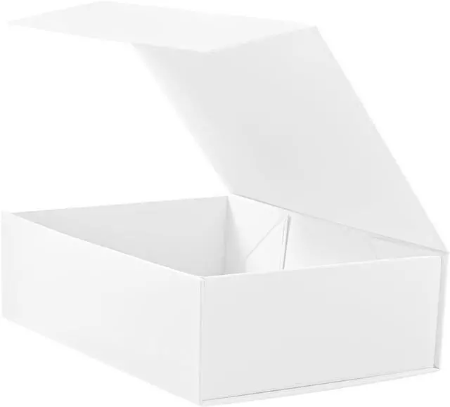 Main image of White Gift Box, 9x6.7x2.75'' Gift Boxes with Lids for Presents