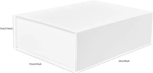 Alt view image 5 of 7 - White Gift Box, 9x6.7x2.75'' Gift Boxes with Lids for Presents