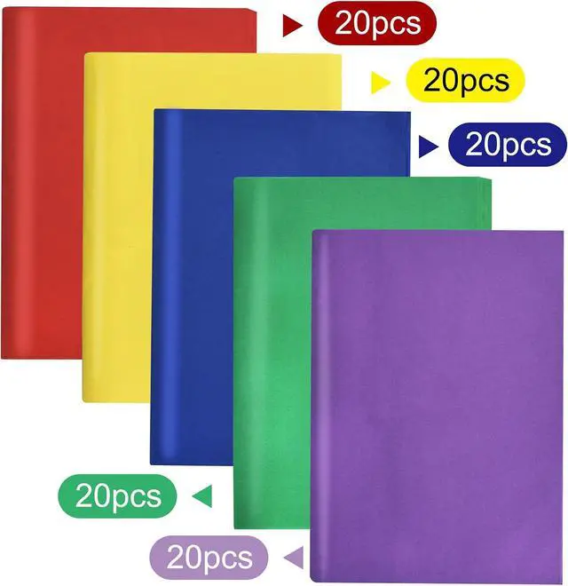 Alt view image 3 of 7 - BEISHIDA 100 Sheets Colorful Tissue Paper Bulk for Gift Wrapping Gift Bags