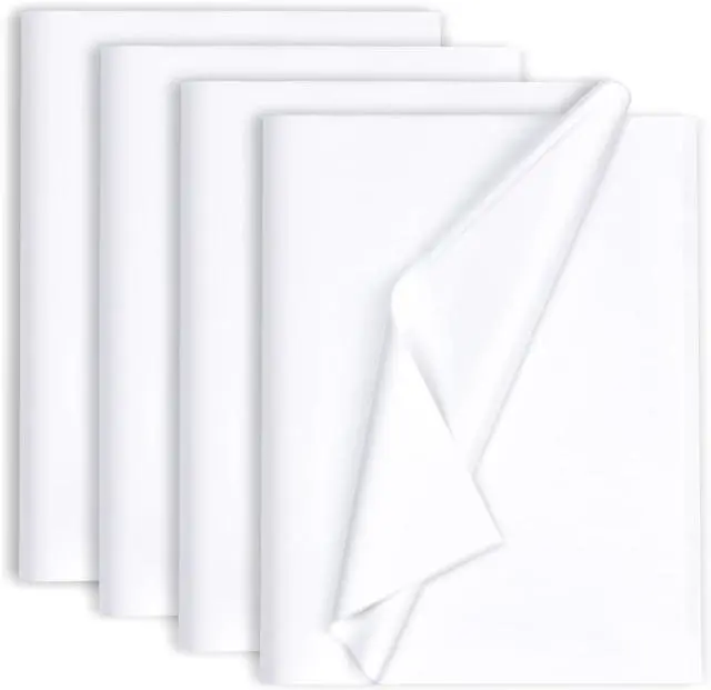 Main image of 130 Sheets 20"x14" White Tissue Paper for Gift Bags Christmas Weddings Birthday Arts Craft Party Decoration