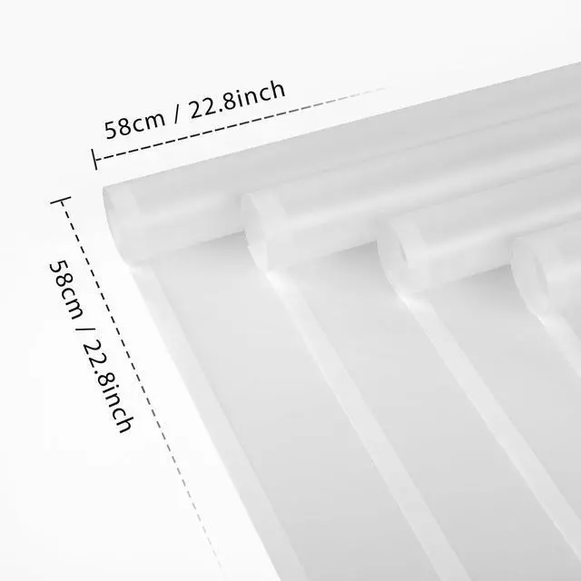 Alt view image 2 of 6 - 20 Sheet Flower Wrapping Paper-Waterproof Bouquet Paper (Translucent White)