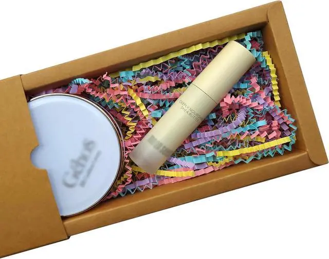 Alt view image 3 of 7 - BOXHOME Shred Paper Filler (1/2LB) Crinkle Cut Paper for Wrapping & Filling Gift Baskets and Gift Boxes - Macaron Color: Light Pink, Purple, Green and Yellow