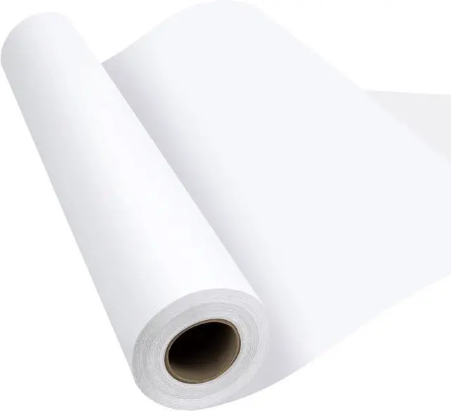 Main image of Phinus Craft Paper Roll 15''×354'', Industrial-Grade Kraft Paper Roll, White Easel Paper Roll for Kids for Moving, Gift Wrapping, Wall Art, Tab