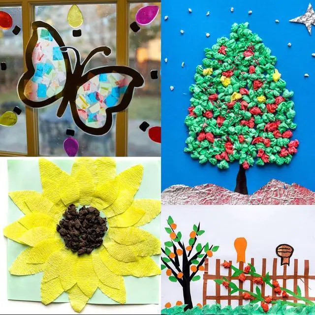 Alt view image 6 of 7 - Jyongmer 10800 PCS 1 Inch Tissue Paper Squares 36 Assorted Colors