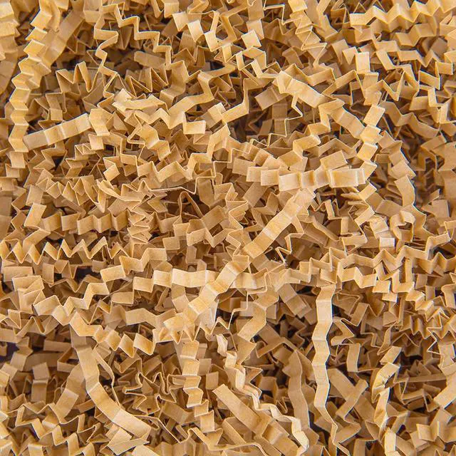 Main image of Caleihd Crinkle Cut Paper Shred Filler Gift Cushion Streamer Brown