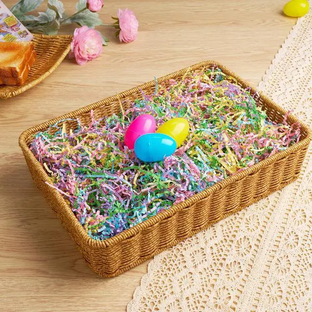 Alt view image 7 of 7 - JOYIN 8 oz Easter Grass Shredded Paper, Recyclable Paper Grass, Shred Raffia Crinkle Cut for Basket Filler Stuffers, Easter Egg Hunt Crafts Decor, Party Favors, Box Bags Gift Wrapping Decoration