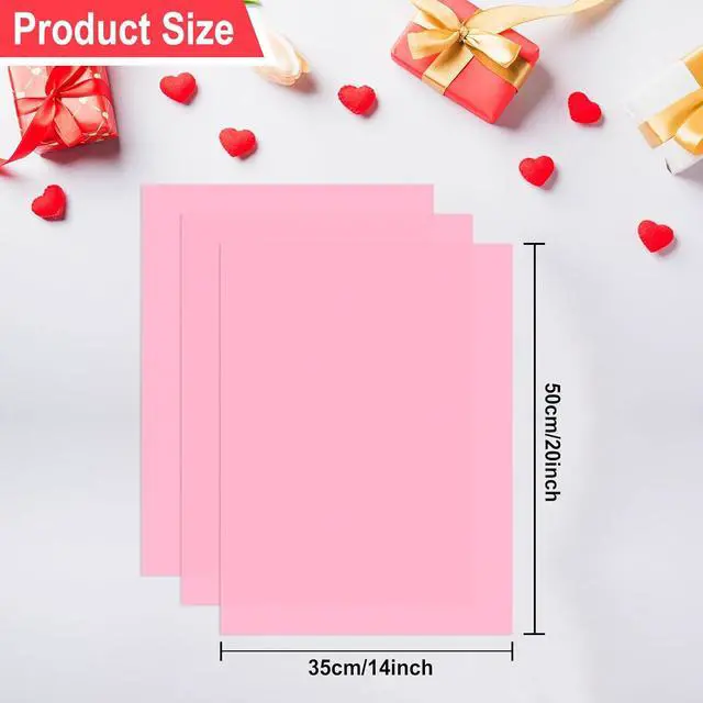 Alt view image 2 of 6 - NEBURORA 100 Sheets Pink Wrapping Tissue Paper Gift Bag Decorative