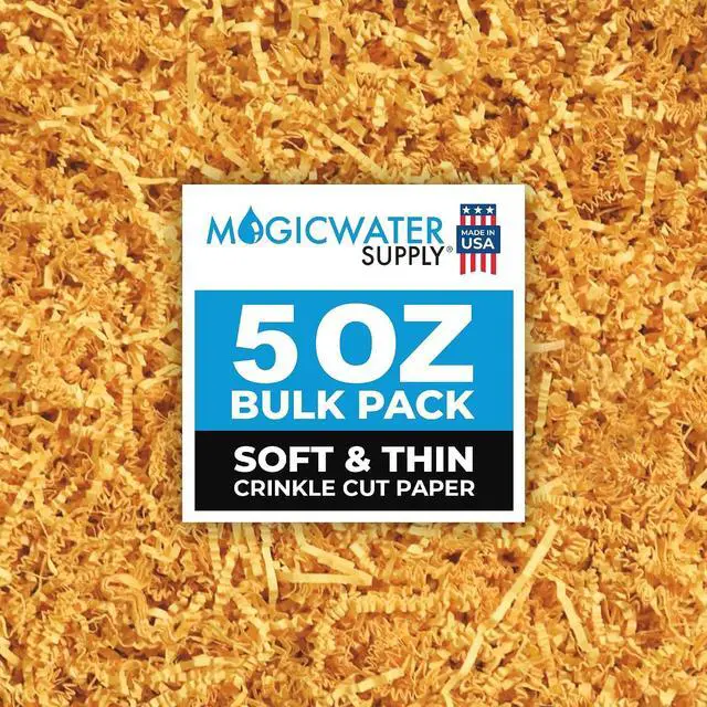 Main image of MagicWater Crinkle Cut Paper - Soft and Thin - 5 oz - Yellow