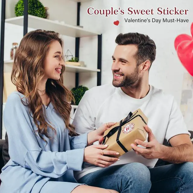 Alt view image 4 of 7 - FaCraft 72PCS Happy Valentine's Day Stickers-Heart Stickers Valentines Day Gift Tags Valentine to from Labels Stickers Valentine's Sticker Envelopes Seal Boxes Cards Valentines Party Favor Decorations