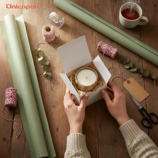Alt view image 5 of 7 - UnicoPak 10 Pack 5x5x5 Gift Boxes, Sturdy Small White Gift Boxes for Presents, Ornaments, Candles, Mugs, Easy Pop-up Assembly, Ideal for Birthday Christmas Party Business