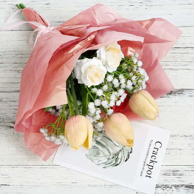 Alt view image 6 of 7 - Naler 60 Sheets Rose Gold Tissue Paper for Gift Bags Wrapping, 14x20 in
