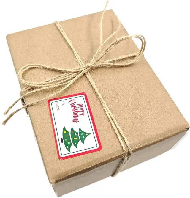 Alt view image 5 of 5 - RIKWOG Christmas Gift Tags Sticker, 180Pcs Self Adhesive Christmas Labels Stickers Xmas Name Tag Holiday Stickers for Present Decorations Wrapping Paper DIY Xmas Gift