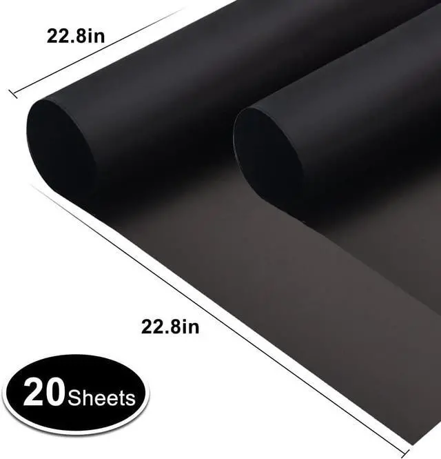 Alt view image 2 of 6 - BEISHIDA 20 PCS Black Floral Wrapping Paper-Matte Waterproof Flower Wrapping Paper Bouquet for Florist Supplies, DIY Crafts, Gift Packaging, Valentine Mother's Day Birthday Wedding Gift