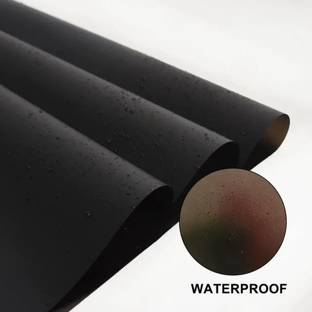 Alt view image 3 of 6 - BEISHIDA 20 PCS Black Floral Wrapping Paper-Matte Waterproof Flower Wrapping Paper Bouquet for Florist Supplies, DIY Crafts, Gift Packaging, Valentine Mother's Day Birthday Wedding Gift