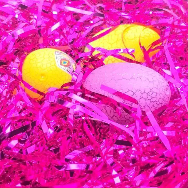 Alt view image 3 of 7 - Amsthow Gift Wrap Shredded Filler Basket Grass 1/2 LB Shiny Pink Cut Shred Raffia Box Stuffing for Easter Birthday Wedding Wrapping Shower