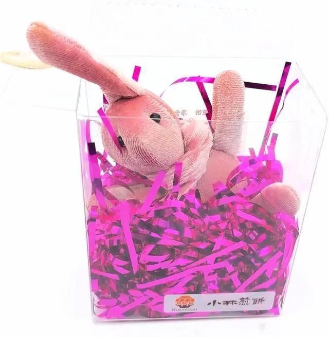 Alt view image 5 of 7 - Amsthow Gift Wrap Shredded Filler Basket Grass 1/2 LB Shiny Pink Cut Shred Raffia Box Stuffing for Easter Birthday Wedding Wrapping Shower