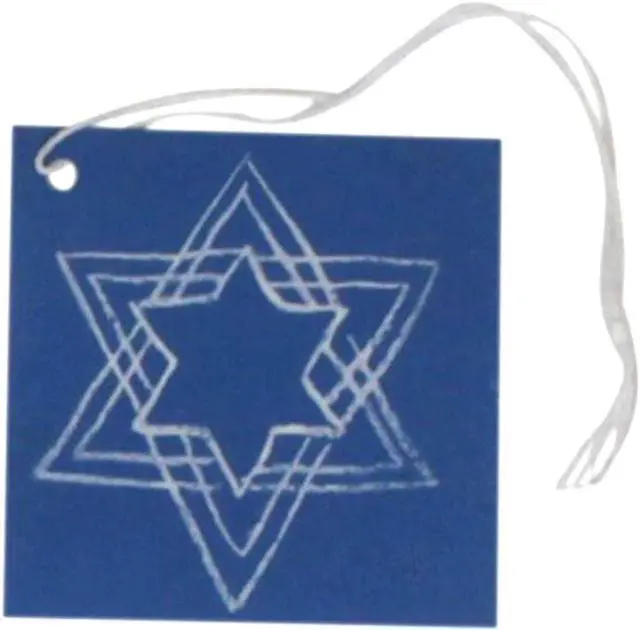 Alt view image 2 of 2 - Iconikal Tie-On Cardstock Hanukkah Gift Tags, Star of David, 60-Count